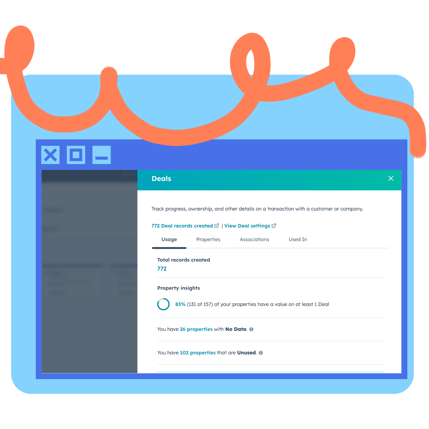 HubSpot deals dashboard showing data insights and CRM activity, similar to what Cofire AI helps clients monitor and optimize through automation and CRM services.
