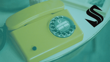 Rotary phone symbolizing outdated systems like Salesforce, where every action takes multiple steps and slows down basic workflows in a CRM environment