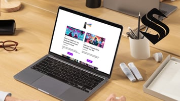 Selkire blog showing featured CRM articles with illustrated graphics, including posts on what a CRM is and common CRM mistakes that impact ROI