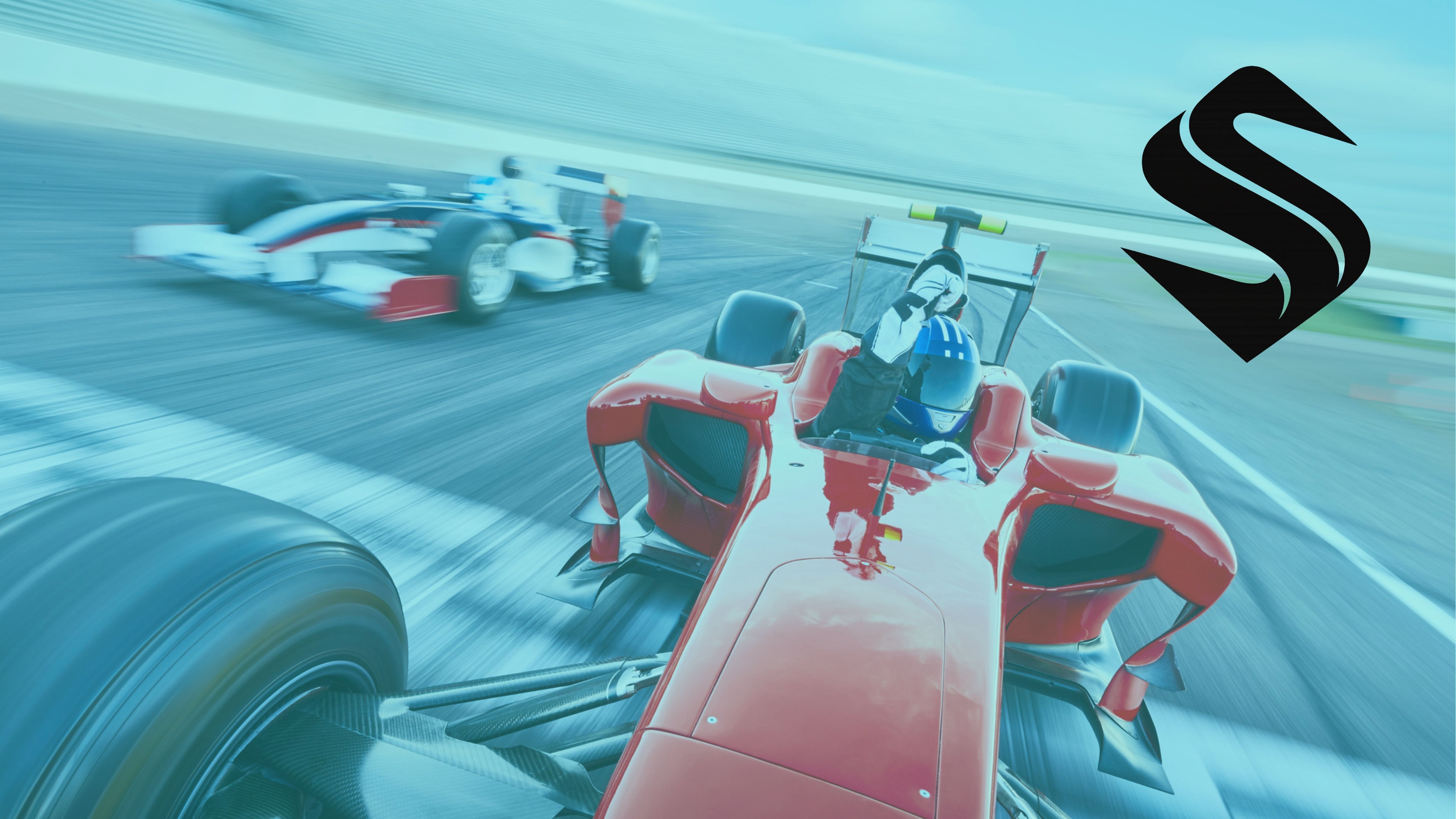 Formula 1 race cars competing on a track representing Selkire high-performance RevOps execution.